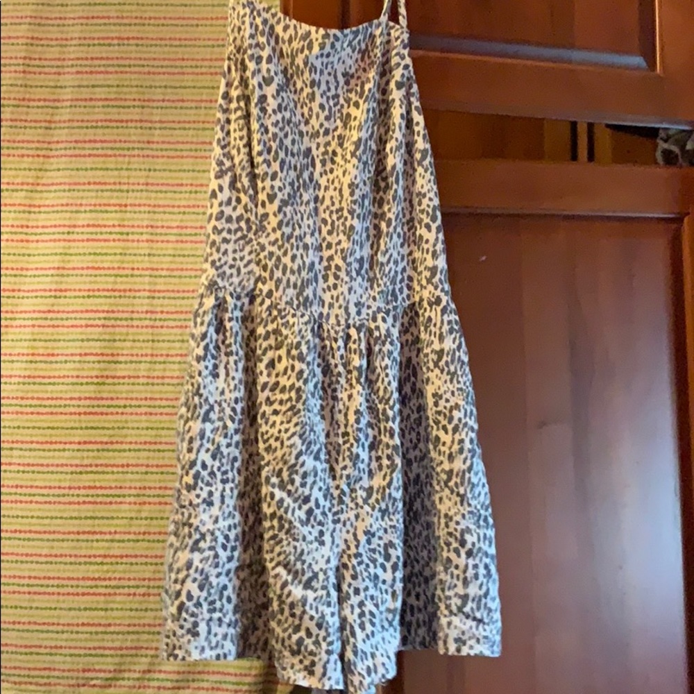 Leopard kids romper